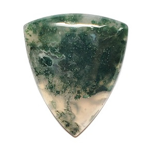 Cab1329 - Green Moss Agate Cabochon