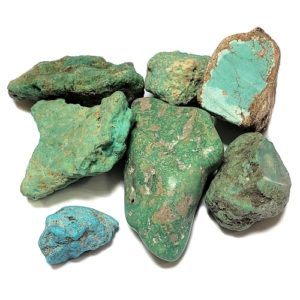 Mixed Stabilized Turquoise Rough - $0.30/gram