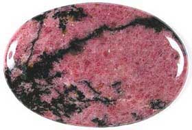 Rhodonite Cabochons from Brazil