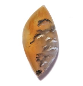 Cab1036 - Regency Rose Plume Agate cabochon