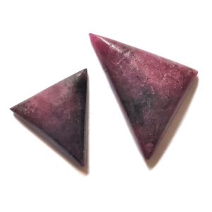 Cab2810 - Ruby With Hornblende Cabochon