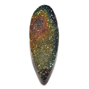 Cab2329 - Rainbow Pyrite Cabochon Pair