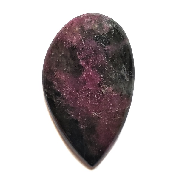 Cab2815 - Ruby With Hornblende Cabochon