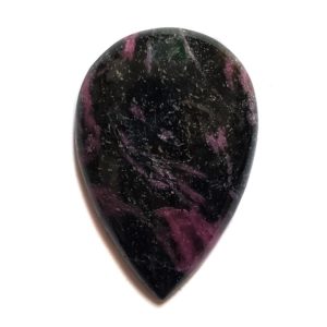 Cab337 - Ruby With Hornblende Cabochon