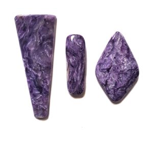 Charoite Cabochons from Russia