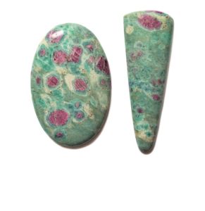 Ruby in Fuchsite Cabochons