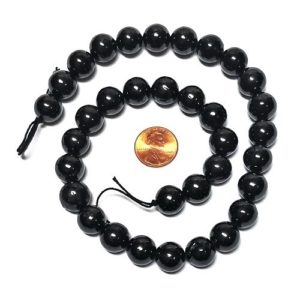 Shungite Petrovsky 12mm Round Beads
