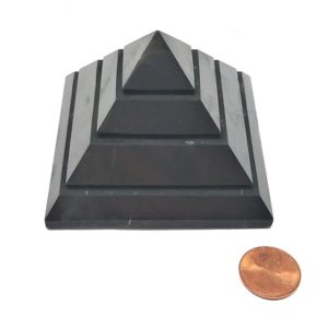 Shungite Step Pyramid 75mm