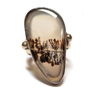 Dendritic Agate Ring #6