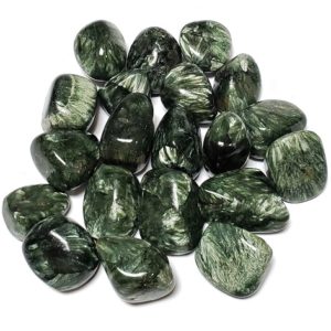 Seraphinite AA Grade tumbled stones