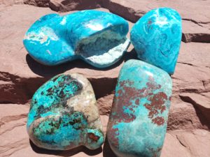 Assorted Chrysocolla Polished Pieces