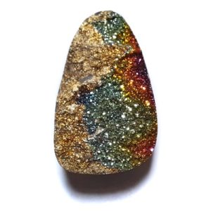 Cab2091 - Rainbow Pyrite Cabochon