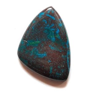 Cab187 - Parrot Wing Chrysocolla Cabochon
