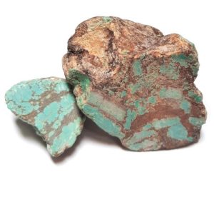 Number 8 Mine Stabilized Turquoise Rough - $260.00/lb (~$0.57/gram)