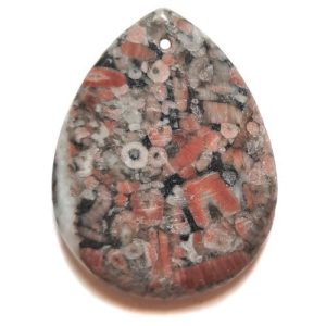 Pendant13 - Fossil Crinoid Marble Pendant