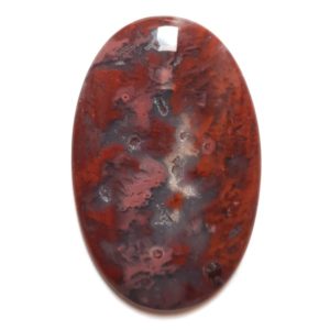 Cab3272 - Pink and Red Moss Agate Cabochon
