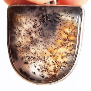 Dendritic Agate in Sterling Silver #377SK
