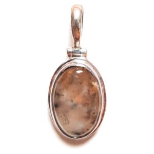 Dendritic Agate in Sterling Silver #407SK