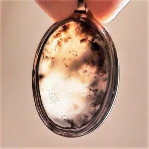 Dendritic Agate in Sterling Silver #407SK