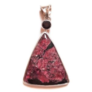 Eudialite with Garnet in Sterling Silver #596SK