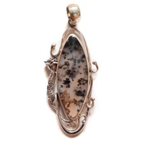Dendritic Agate in Sterling Silver #603SK