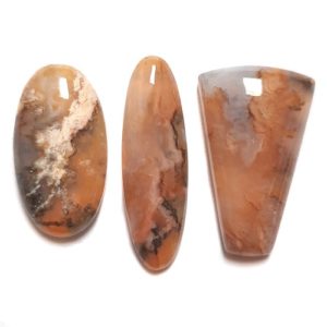 Cab763 - Graveyard Point Plume Agate Cabochons