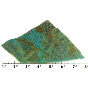 Slab1265 - Malachite Brochantite slab