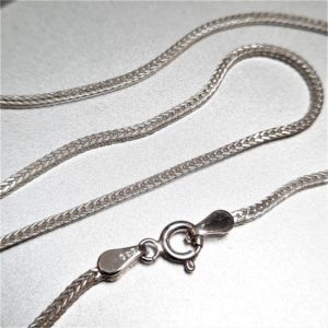 Chain1001 - Sterling Silver 18 Inch Foxtail Chain