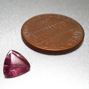 Cab1740 - Pink Tourmaline 6mm Trillion Cabochon