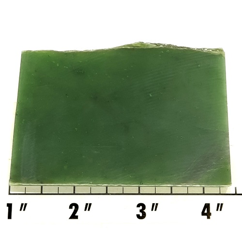 Slab1648 - Green Nephrite Jade Slab from Siberia. This slab measures (approx) 7/32" thick.