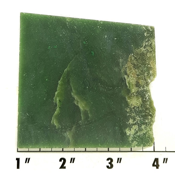 Slab1607 - Green Nephrite Jade Slab