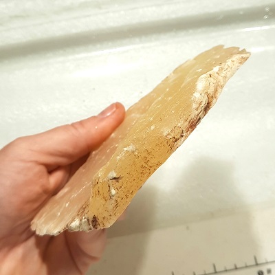 Slab1089 - Honeycomb Calcite End Cut Slab