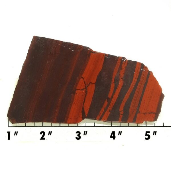 Slab870 - Red Jasper with Hematite slab