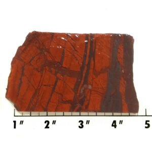 Slab871 - Red Jasper with Hematite slab