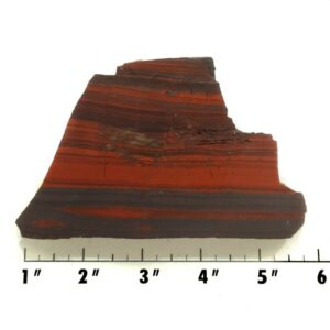 Slab873 - Red Jasper with Hematite slab
