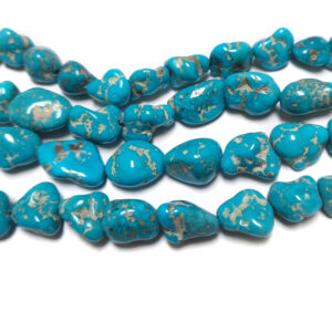 Stabilized Sleeping Turquoise Nugget Beads