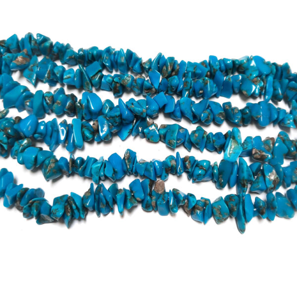 Stabilized Sleeping Turquoise Chip Beads