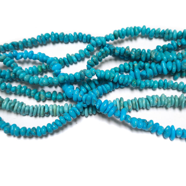 Stabilized Sleeping Turquoise Small Chip Beads