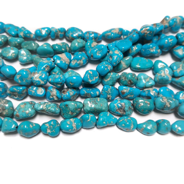 Stabilized Sleeping Turquoise Nugget Beads