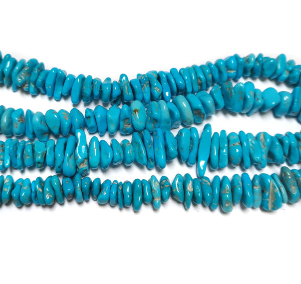 Stabilized Sleeping Beauty Turquoise Chip Beads