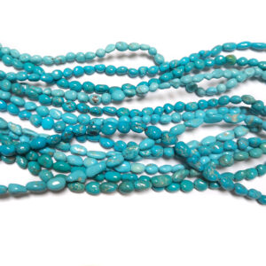 Stabilized Sleeping Beauty Turquoise Small Tumbled Beads