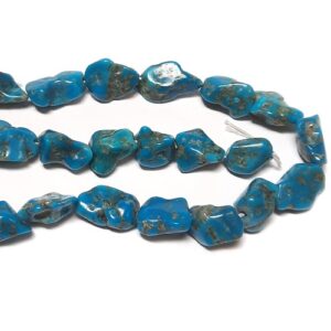 Stabilized Sleeping Beauty Turquoise Large Nugget Beads