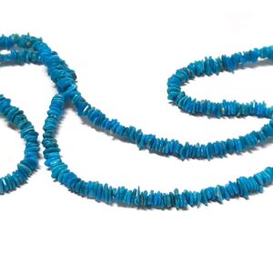 Stabilized Sleeping Beauty Turquoise Irregular Disc Beads
