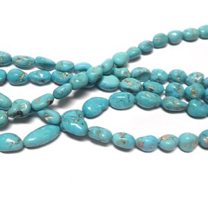 Stabilized Sleeping Beauty Turquoise Nugget Beads
