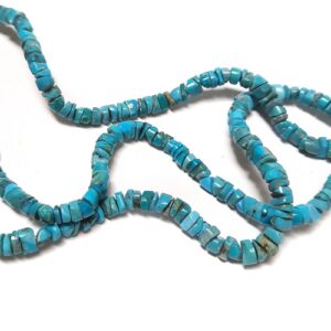 Stabilized Sleeping Beauty Turquoise Irregular Round Beads