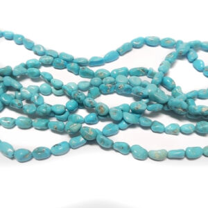 Stabilized Sleeping Beauty Turquoise nugget Beads