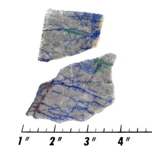 Slab1523 - Shattuckite in Quartz slabs